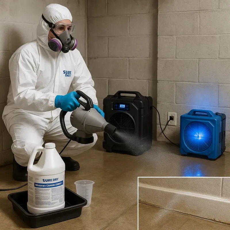 Sanitization and Odor Removal process in Levittown, PA