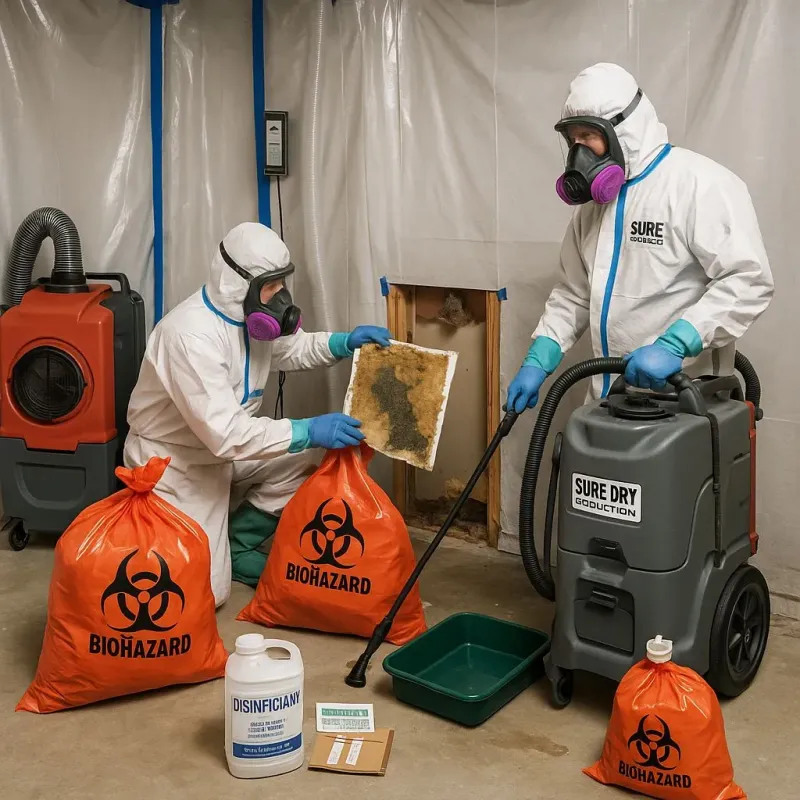 Contaminated Water Handling Protocols process in Levittown, PA